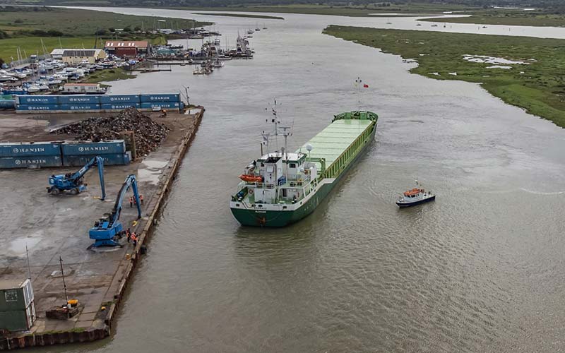 Illustrating Colne Marina plan branded "dangerous" by ship pilots on Brightlingsea Info