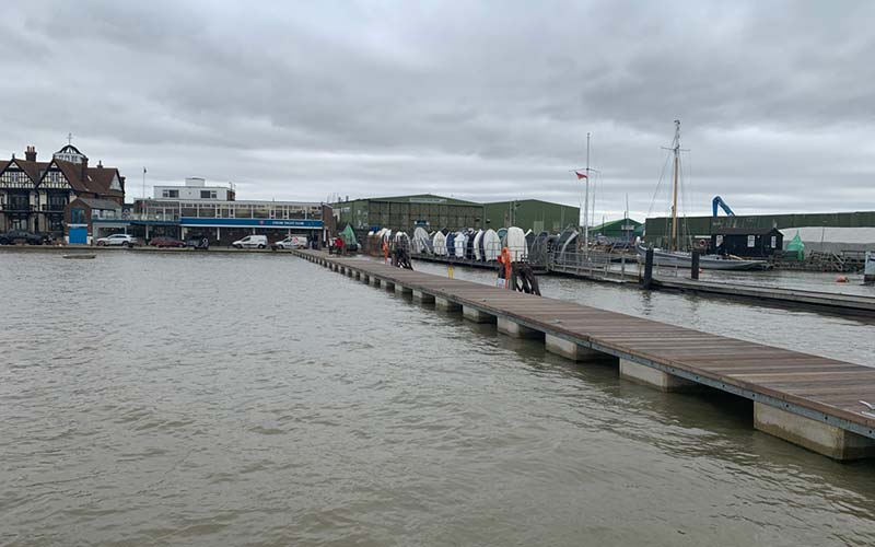 Illustrating Brightlingsea Town Council awaits decision on £75,000 jetty grant repayment on Info Staging