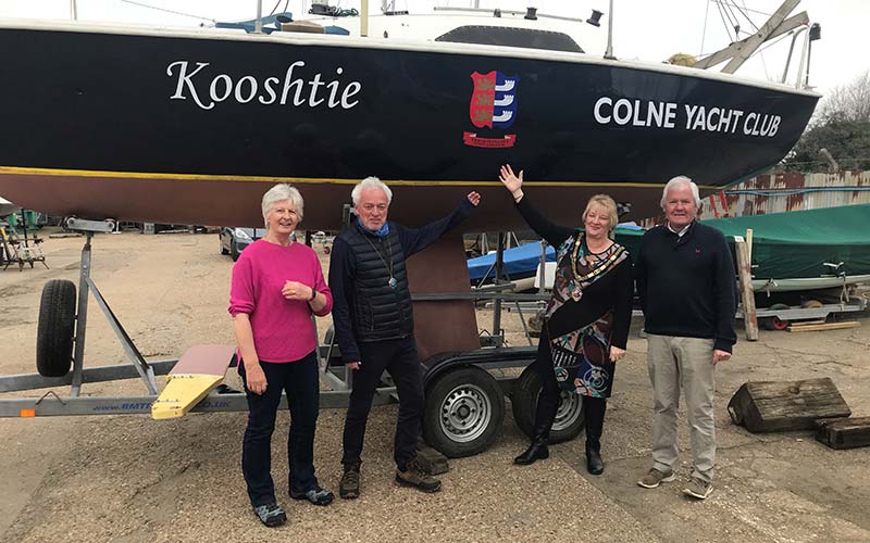 Illustrating Colne Yacht Club training fleet gets a boost on Brightlingsea Info