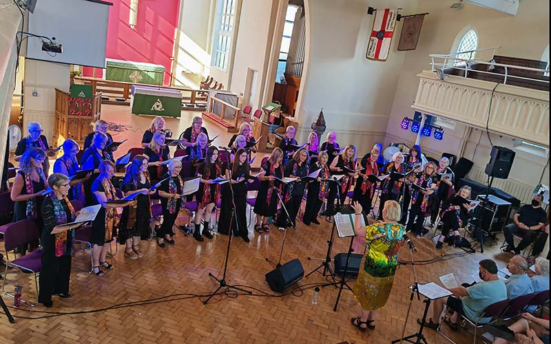 Women in Harmony - raising money for Brightlingsea Foodbank