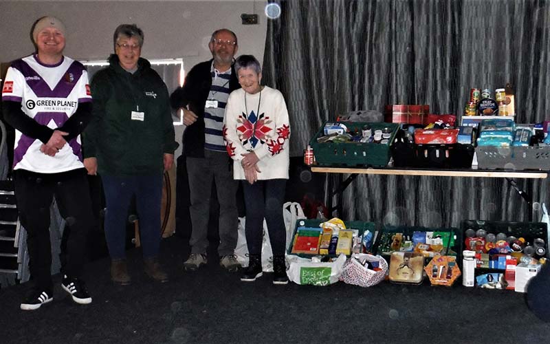 Illustrating Fab footie fans clinch decisive Brightlingsea Foodbank win on Brightlingsea Info