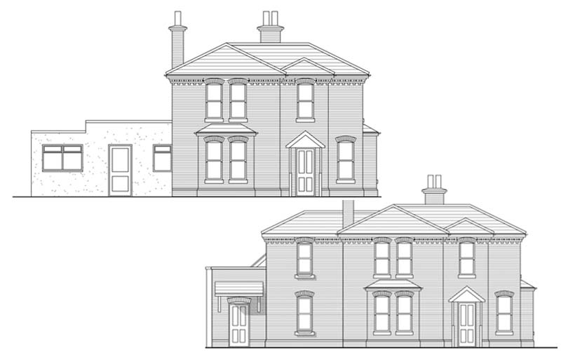 Illustrating One-bedroom home plan submitted for former workshop on Brightlingsea Info