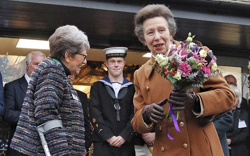 Illustrating Princess Royal's visit "an honour" for Brightlingsea Museum and the town on Brightlingsea Info