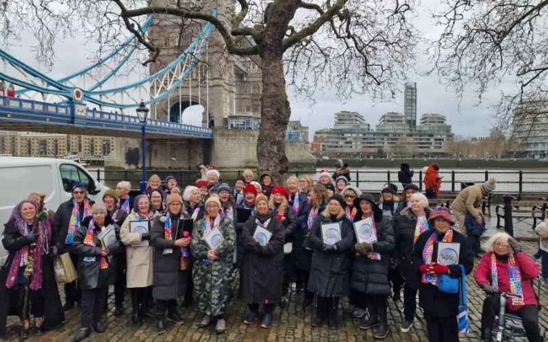 Illustrating Town's choir sent to the Tower – to sing! on Brightlingsea Info