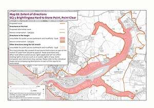 Illustrating 50-mile coastal walk plans unveiled by Natural England on Brightlingsea Info