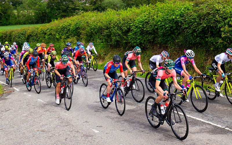 Illustrating Women's Tour bike race to pass Brightlingsea on Brightlingsea Info