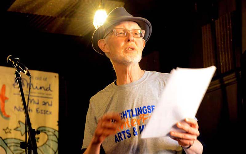 Illustrating Mike Mathieson - well known local writer and musician - dies aged 66 on Brightlingsea Info