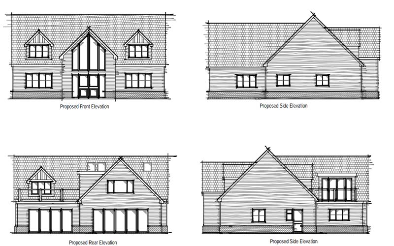 Illustrating Vicarage Field self-build homes plan turned down on Brightlingsea Info