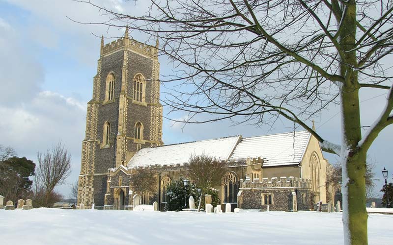 Illustrating All Saints' Church C of E on Brightlingsea Info