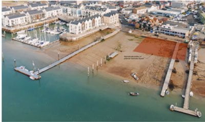 Illustrating 'Town square' plan unveiled by Brightlingsea Town Council on Brightlingsea Info