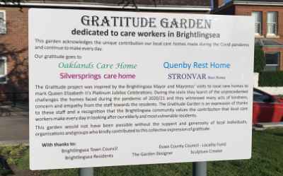 Illustrating Gratitude Garden shows town's appreciation for care workers on Brightlingsea Info