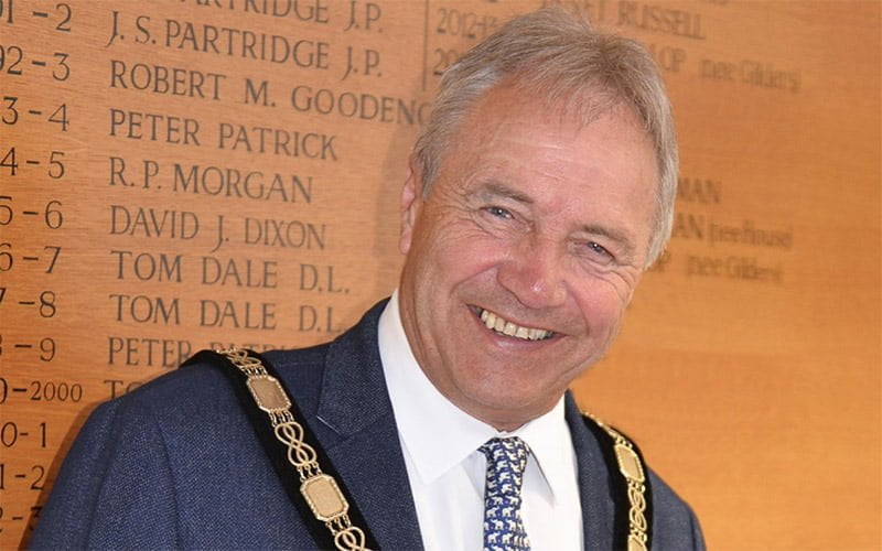 Illustrating Ric Morgan is town's new mayor on Brightlingsea Info
