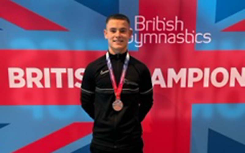 Illustrating Harvey bounces to a bronze medal in British Championships on Brightlingsea Info