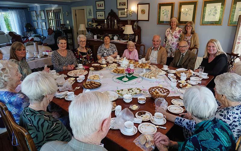 Illustrating Tea party volunteers wanted to help the lonely and isolated on Brightlingsea Info