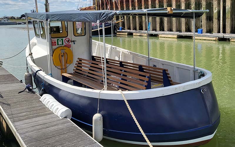 Illustrating Harbour's electric ferry is an Essex first on Brightlingsea Info