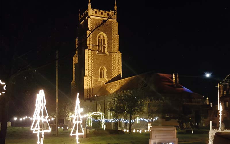 Illustrating Christmas Tree Festival returns to All Saints' Church on Brightlingsea Info