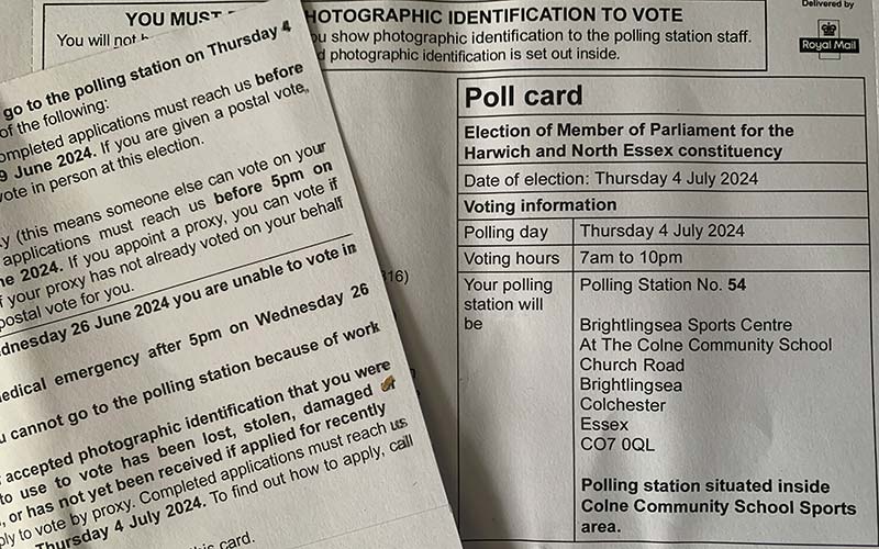 Illustrating Local postal votes "promptly issued" says acting returning officer on Brightlingsea Info
