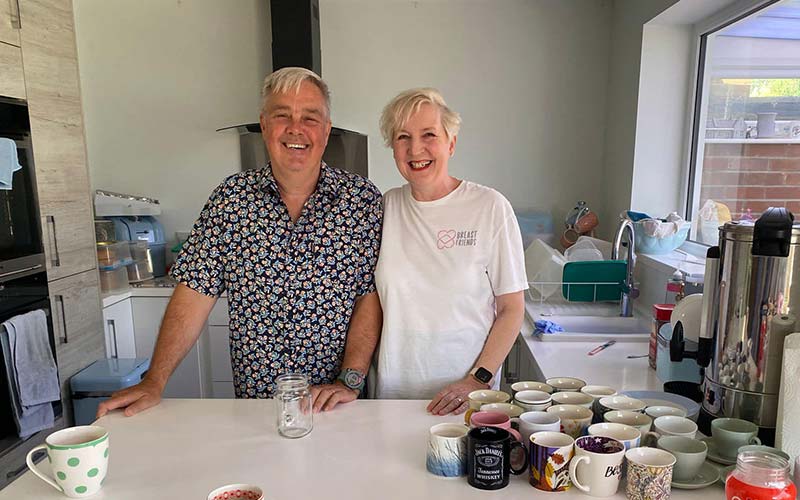 Illustrating Tea and cake boosts cancer charity funds on Brightlingsea Info