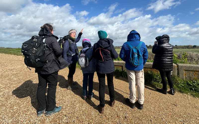 a group of bird watchers