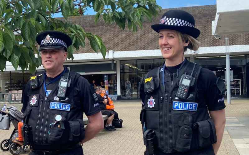 Illustrating Essex special constables put in the hours on Brightlingsea Info