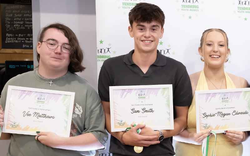 Illustrating Brightlingsea trio among the best of Tendring's youth on Brightlingsea Info